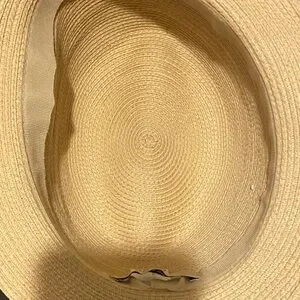 Prada | Accessories | Prada Tan Bucket Hat Woven Sun  display picture 3